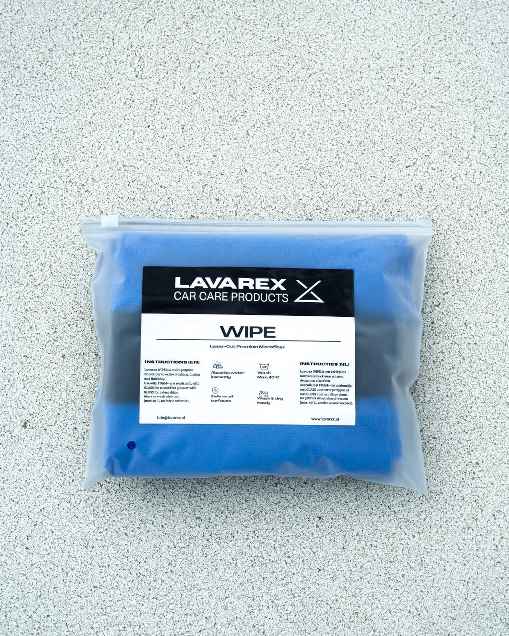 WIPE Pack Laser-Cut premium Microfiber