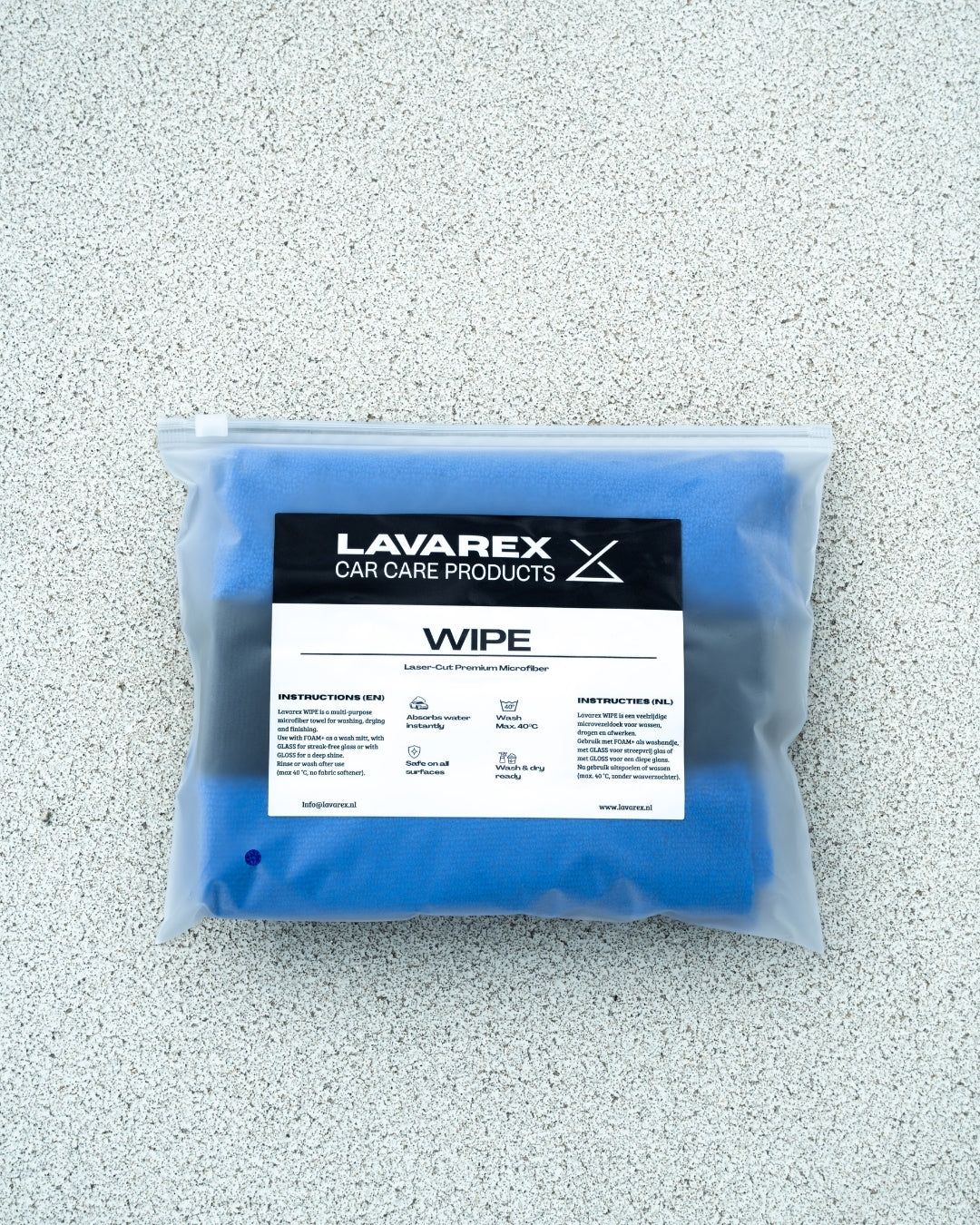 WIPE Pack Laser-Cut premium Microfiber